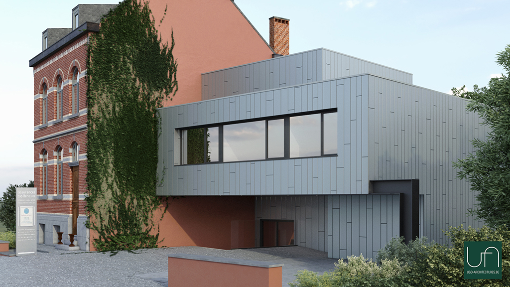 Ugo Architectures | Extension contemporaine avec bardage en zinc